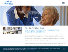 Tablet Screenshot of prealpina.net