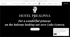 Desktop Screenshot of prealpina.ch